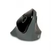 BakkerElkhuizen PRF Mouse Wireless cinzento-escuro, destro, design vertical, ótico, RF Wireless, 1600 DPI, preto, cinzento