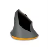 BakkerElkhuizen PRF Mouse Wireless cinzento-escuro, destro, design vertical, ótico, RF Wireless, 1600 DPI, preto, cinzento