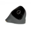BakkerElkhuizen PRF Mouse Wireless cinzento-escuro, destro, design vertical, ótico, RF Wireless, 1600 DPI, preto, cinzento