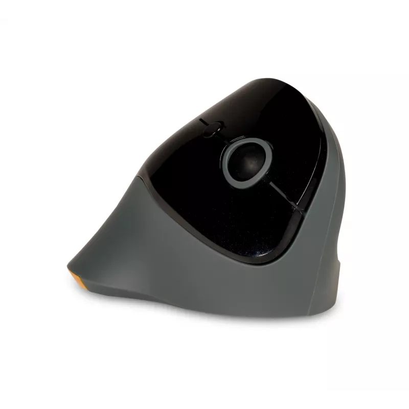 BakkerElkhuizen PRF Mouse Wireless cinzento-escuro, destro, design vertical, ótico, RF Wireless, 1600 DPI, preto, cinzento