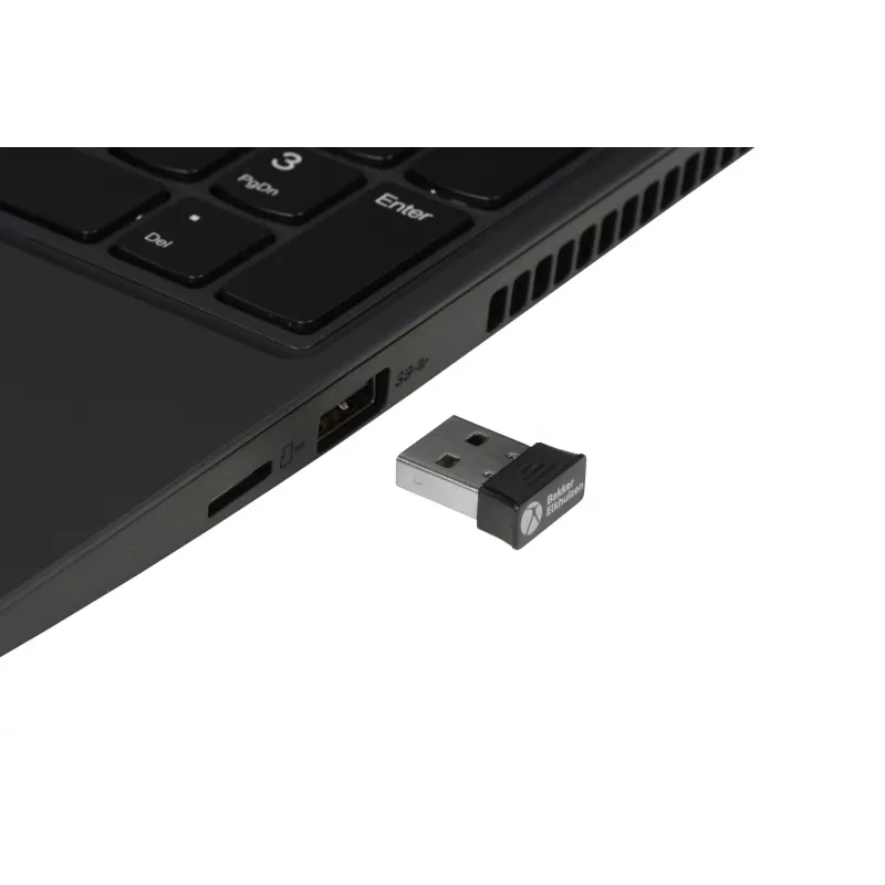 BakkerElkhuizen PRF Mouse Wireless cinzento-escuro, destro, design vertical, ótico, RF Wireless, 1600 DPI, preto, cinzento