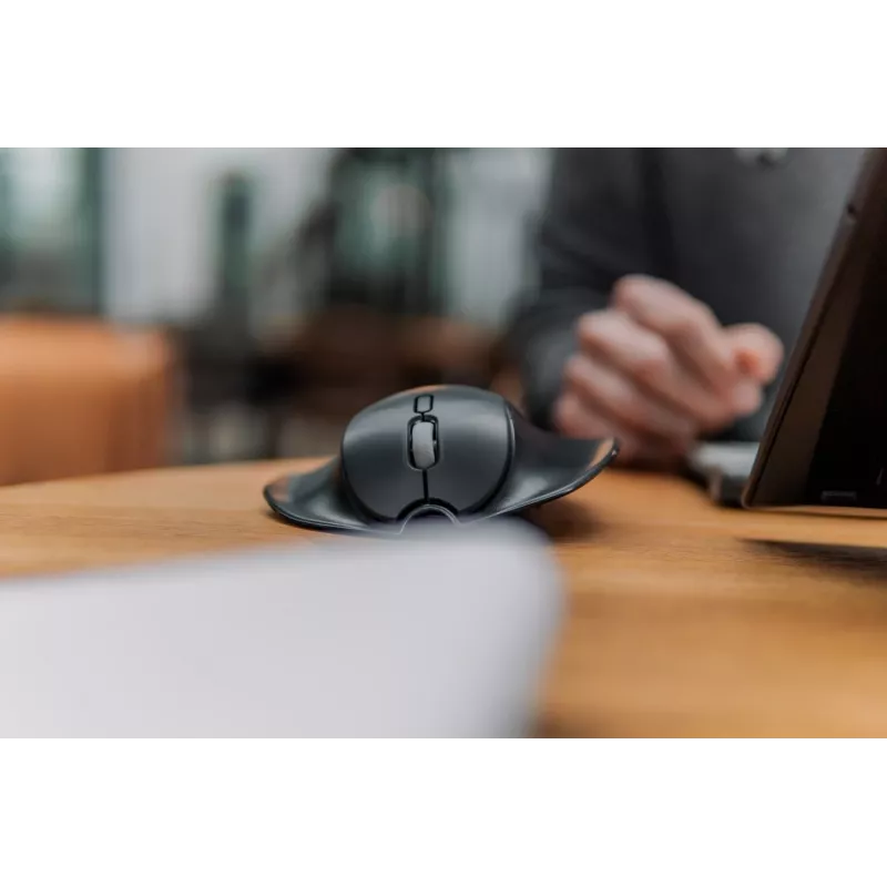 Rato Bluetooth BakkerElkhuizen HandshoeMouse Shift Office ambidestro ótico 1000 DPI