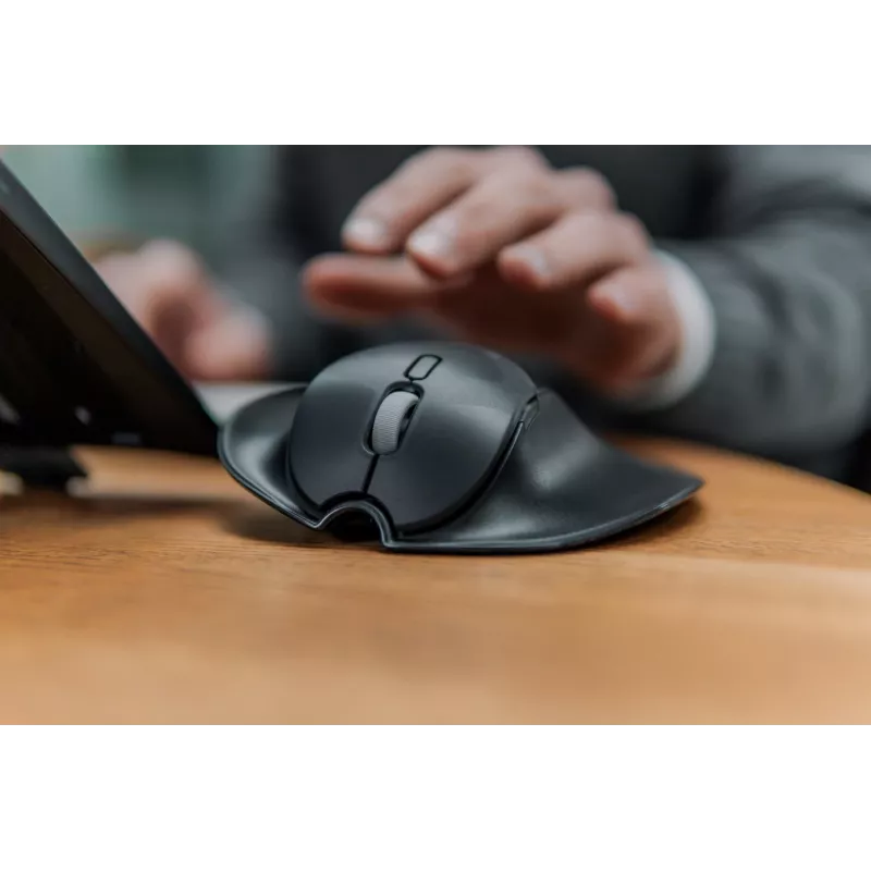 Rato Bluetooth BakkerElkhuizen HandshoeMouse Shift Office ambidestro ótico 1000 DPI