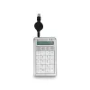 Teclado BakkerElkhuizen S-board 840 Numeric, USB, PC, 1,2 m, cinzento-claro, branco