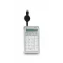 Teclado BakkerElkhuizen S-board 840 Numeric, USB, PC, 1,2 m, cinzento-claro, branco