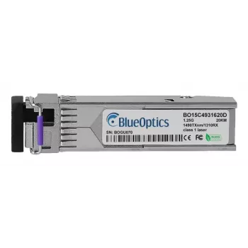 Módulo transceptor SFP BlueOptics BO15C4931620DIN 1250 Mbit/s fibra ótica