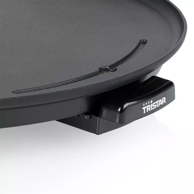 Grelhador circular Tristar BP-2787 Circle 2000W preto alumínio redondo