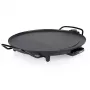 Grelhador circular Tristar BP-2787 Circle 2000W preto alumínio redondo