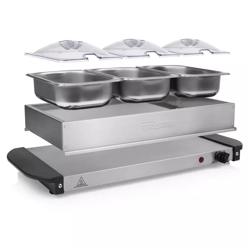 Buffet Server Tristar BP-6283 200W 4,2L aço inoxidável