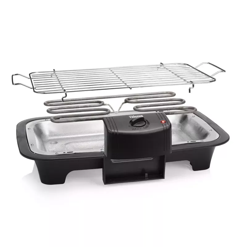 Grelhador elétrico Tristar BQ-2883 2000 W cúpula preto