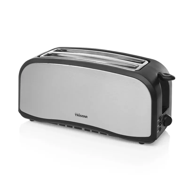 Torradeira Tristar BR-1046 4 fatias preto aço inoxidável 1400W
