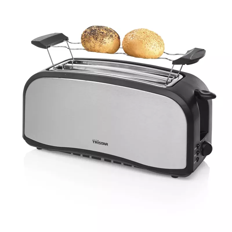 Torradeira Tristar BR-1046 4 fatias preto aço inoxidável 1400W