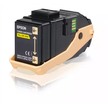 Cartucho de toner Epson amarelo, 7,5k, 7500 páginas, amarelo, 1 unid.