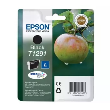 Tinteiro Epson T1291 DURABrite Ultra – preto pigmentado, embalagem individual, 1 unid.