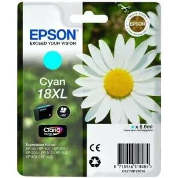 Tinteiro EPSON ciano 18XL Claria Home Ink C13T18124010