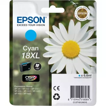 Tinteiro EPSON ciano 18XL Claria Home Ink C13T18124010