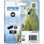 Tinteiro Epson Polar bear embalagem individual preto fotográfico 26XL Claria Premium