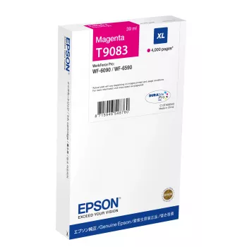 Tinteiro XL magenta – Epson C13T908340, pigmentado 39 ml, 4000 páginas