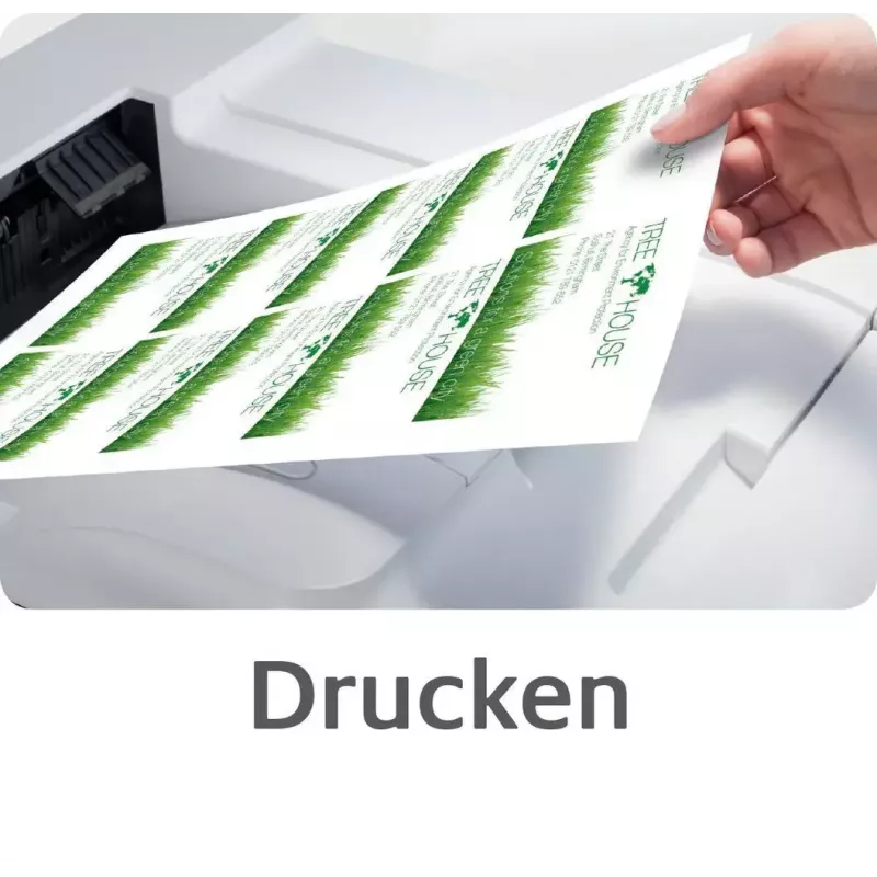 Avery Zweckform Quick&Clean C32011-25 Cartões de visita, branco, 200 g/m2, 250 unidades (25 folhas)