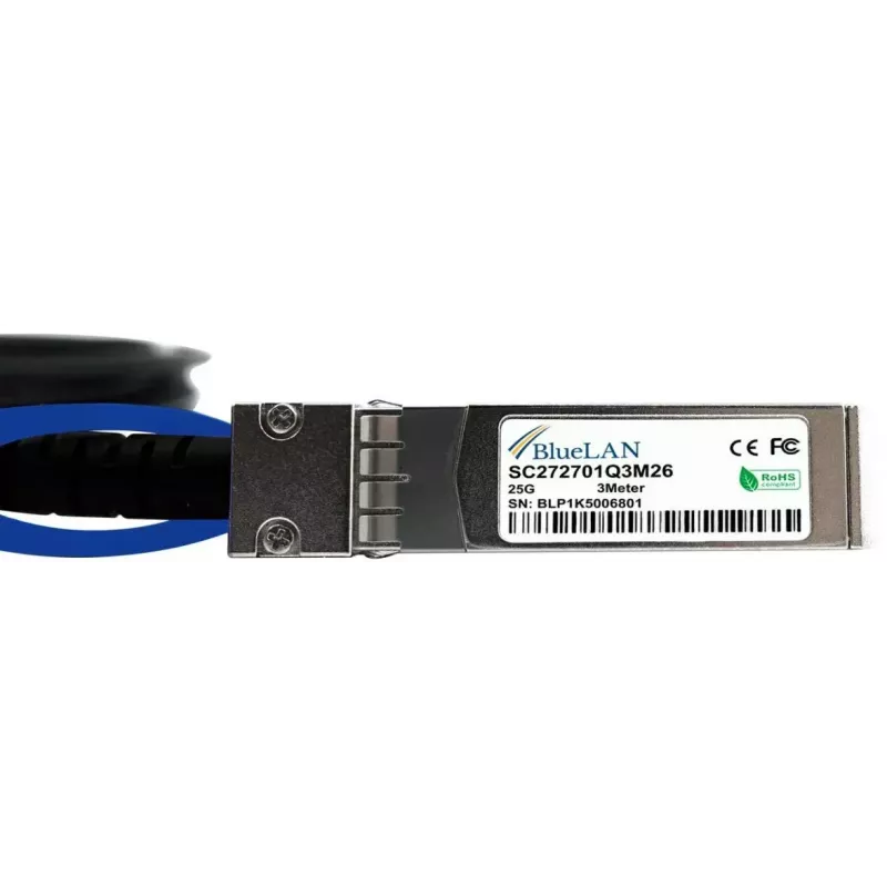 Cabo de fibra ótica InfiniBand BlueOptics CAB-S-S-25G-50CM 0,5 m SFP28