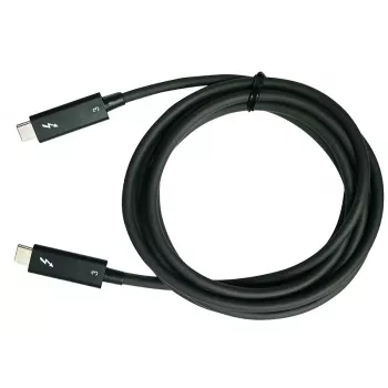 Cabo Thunderbolt QNAP CAB-TBT315M-40G 1,5 m 40 Gbit/s preto