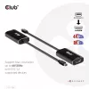 Club 3D CAC-1186 cabo adaptador ativo de Mini DisplayPort para HDMI 2.1, 4K 120 Hz, 8K 30 Hz, HDR, 15 cm, macho/fêmea