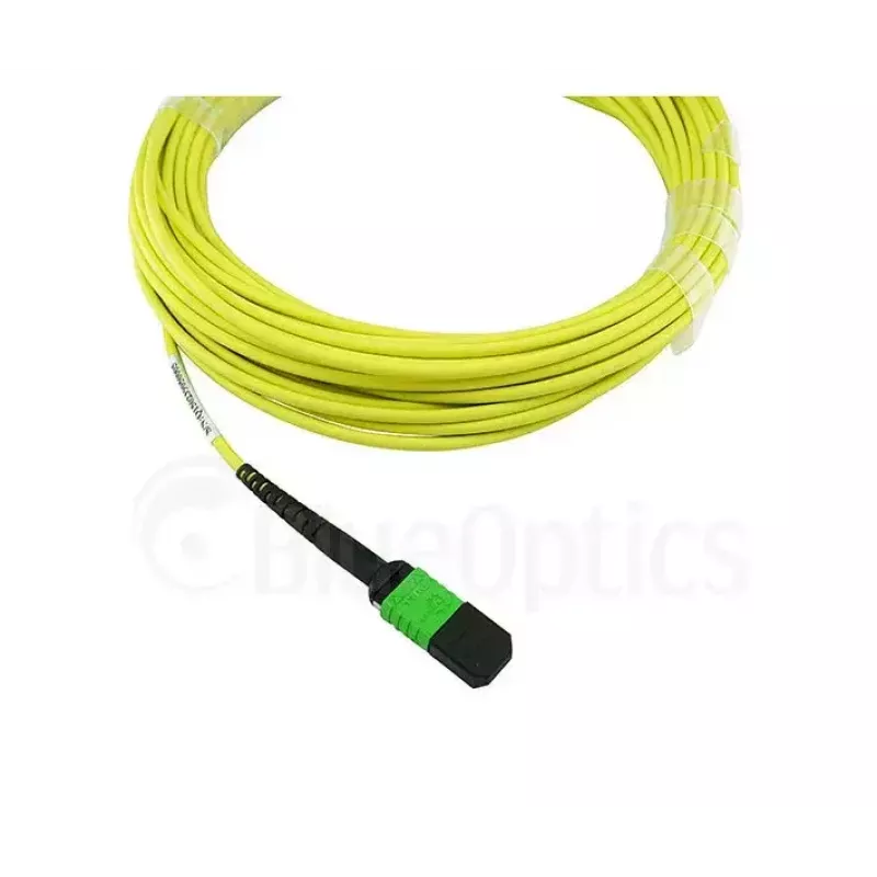 BlueOptics CBL-0206-05-BO Cabo breakout de fibra monomodo, MTP/APC para 4x Duplex LC/UPC, 5 m