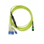 BlueOptics CBL-0206-10-BO Cabo breakout de fibra monomodo, MTP/APC para 4x Duplex LC/UPC, 10 m