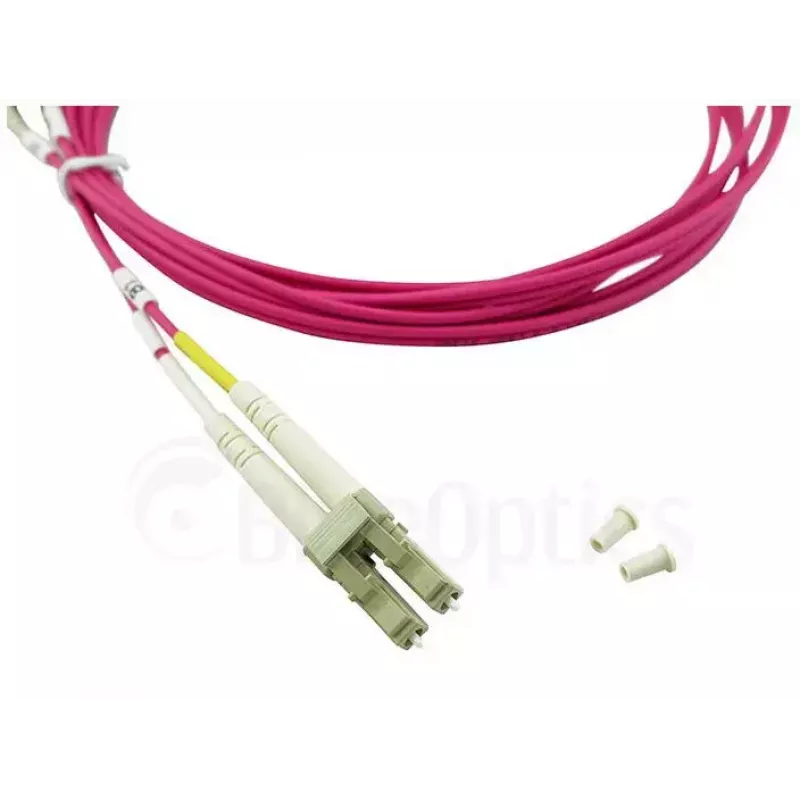 Cabo de fibra ótica duplex LC BlueOptics CBL-LC-OM4-15M-BO 15 m macho/macho