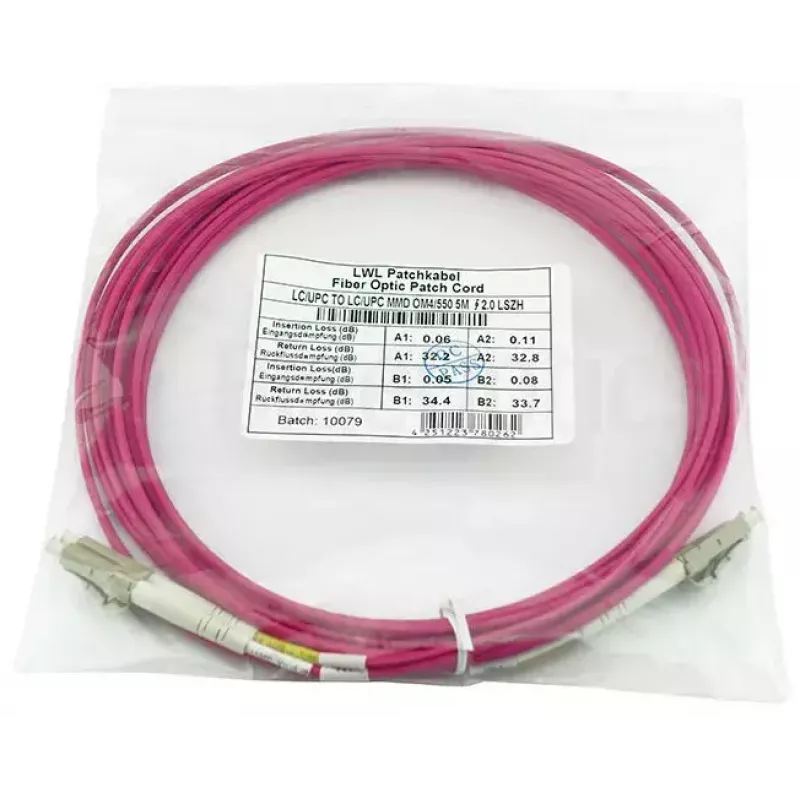 Cabo de fibra ótica InfiniBand BlueOptics CBL-LC-OM4-20M-BO 2x LC 20 m OM4