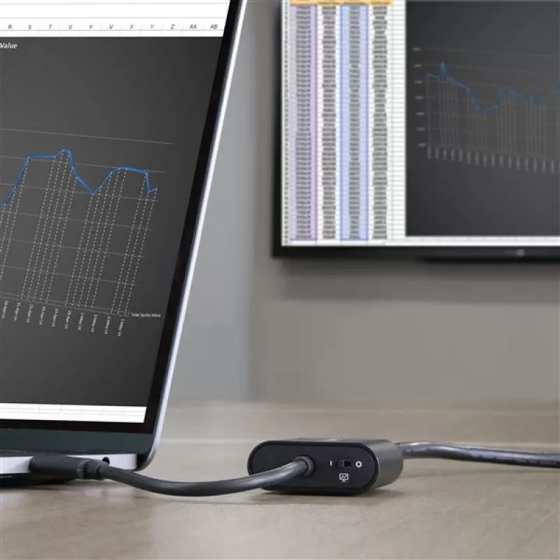 Adaptador USB-C para VGA StarTech.com - com interruptor de modo de apresentação - 1920x1200