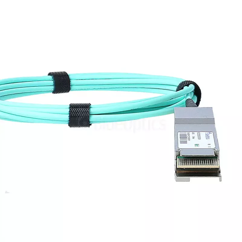 Cabo de rede BlueOptics C-DQ8FNM003-H0-M-BO QSFP-DD InfiniBand 3m aqua