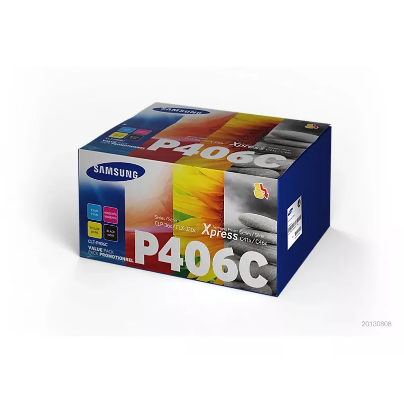 Samsung CLT-P406C Toner 4 unid. Original Preto, Azul, Magenta, Amarelo