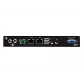 ATEN Switch KVM sobre IP VGA de porta única com acesso partilhado 1 local/remoto