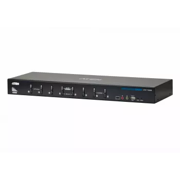 Comutador KVM ATEN 8 portas USB DVI Dual-Link com áudio