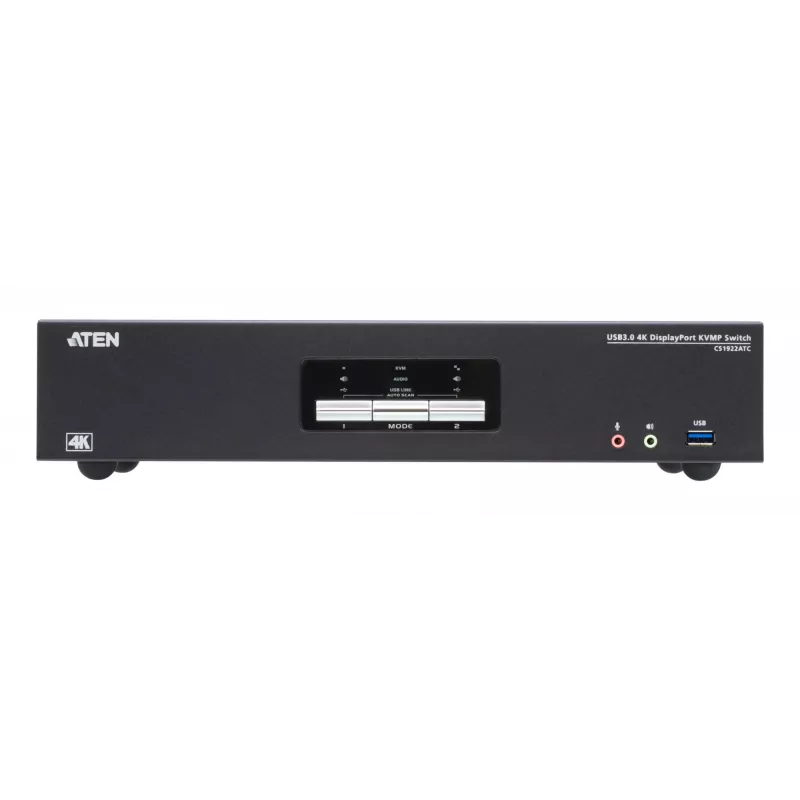 Comutador KVM ATEN CS1922ATC USB DisplayPort 4K Ultra HD