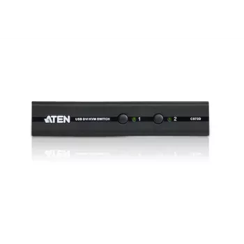 ATEN CS72D Comutador KVM Preto