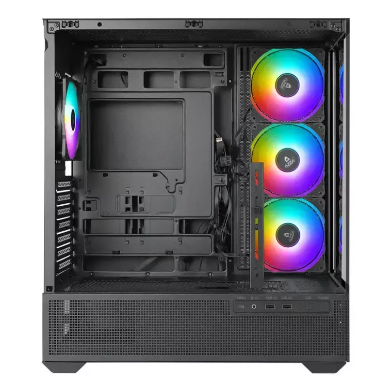 Caixa de PC Azza Tiara Midi Tower Preto
