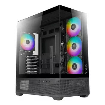 Caixa de PC Azza Tiara Midi Tower Preto