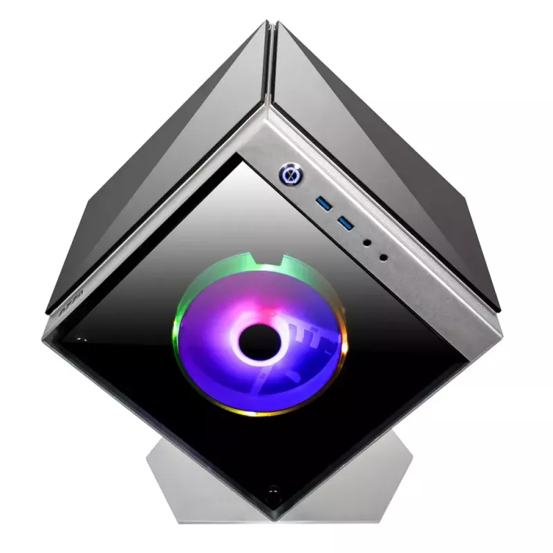 Caixa de PC Azza CUBE MINI 805 Cube Prateado