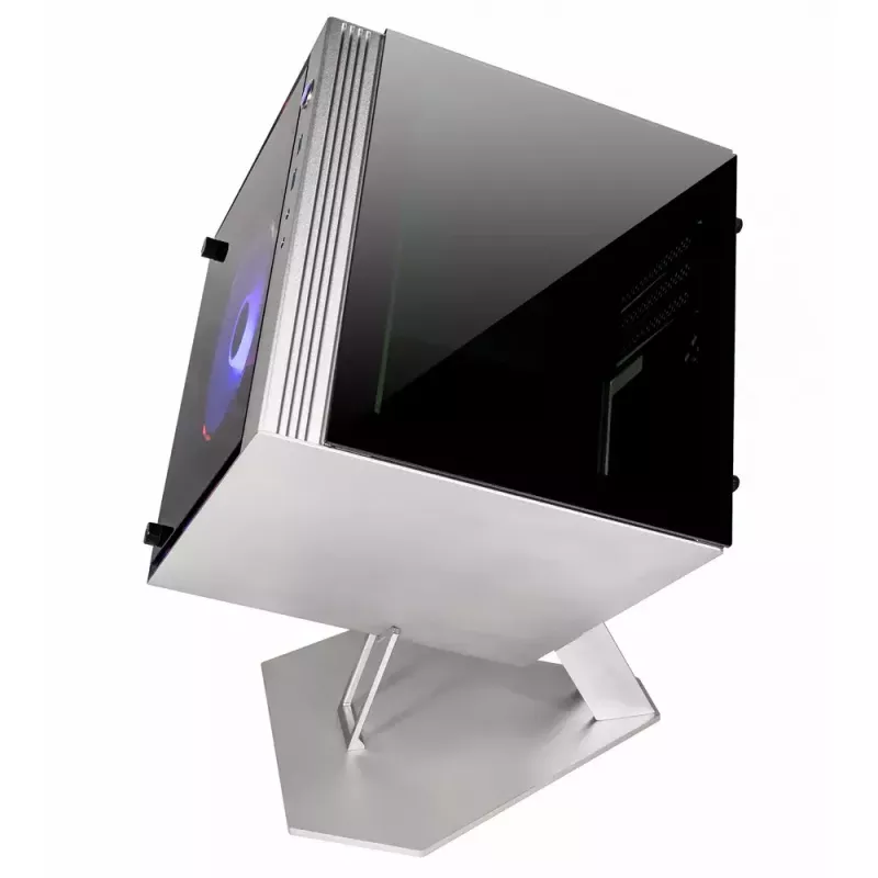 Caixa de PC Azza CUBE MINI 805 Cube Prateado