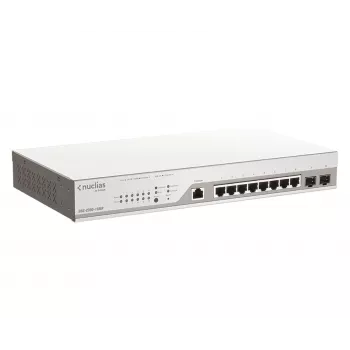 Comutador de rede D-Link DBS-2000-10MP/E Managed L2 Gigabit Ethernet (10/100/1000) Power over Ethernet (PoE) Cinzento