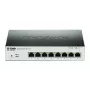 Comutador de rede D-Link DGS-1100-08P gerido L2 Gigabit Ethernet (10/100/1000) Power over Ethernet (PoE) preto