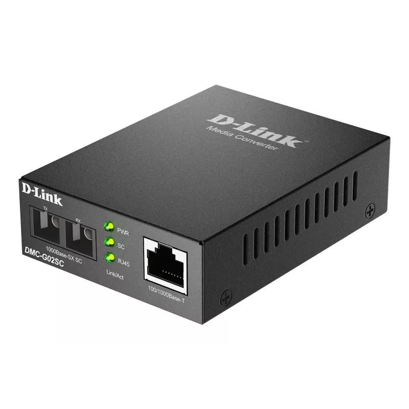 Conversor de meios D-Link 100/1000Base-T para 1000Base-SX SC multimodo (550 m)