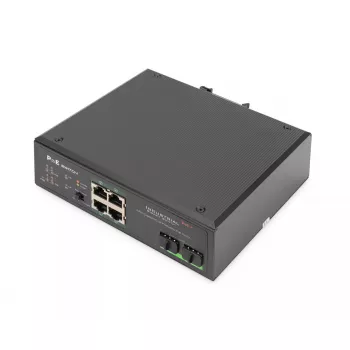 Switch não gerido Digitus DN-651109 4 portas Gigabit Ethernet PoE