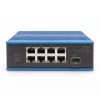 Switch não gerido Digitus DN-651133 8 portas Fast Ethernet industrial 1 uplink SFP