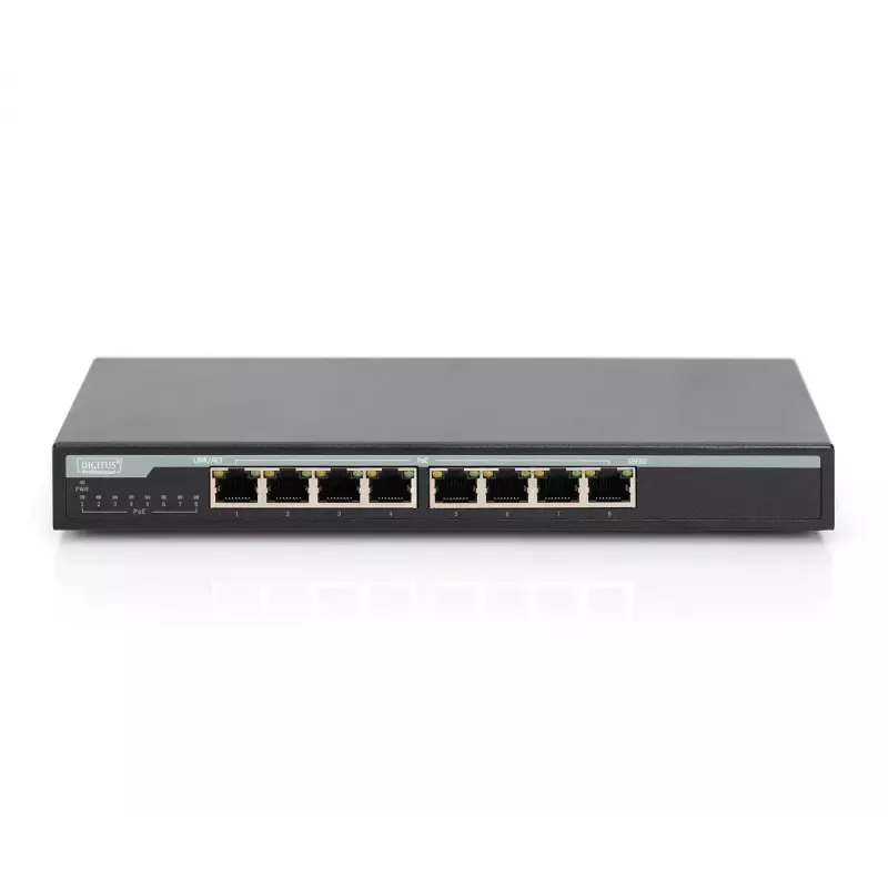 Switch não gerido Digitus DN-95340 switch de rede 8 portas Gigabit