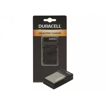 Duracell Carregador de bateria para câmara digital, USB, carregador para interiores, Olympus BLN-1, preto, 5 V, 5 V