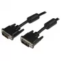 Cabo DVI-D Single Link StarTech.com 5 m - M/M, 5 m, DVI-D, DVI-D, macho, macho, preto