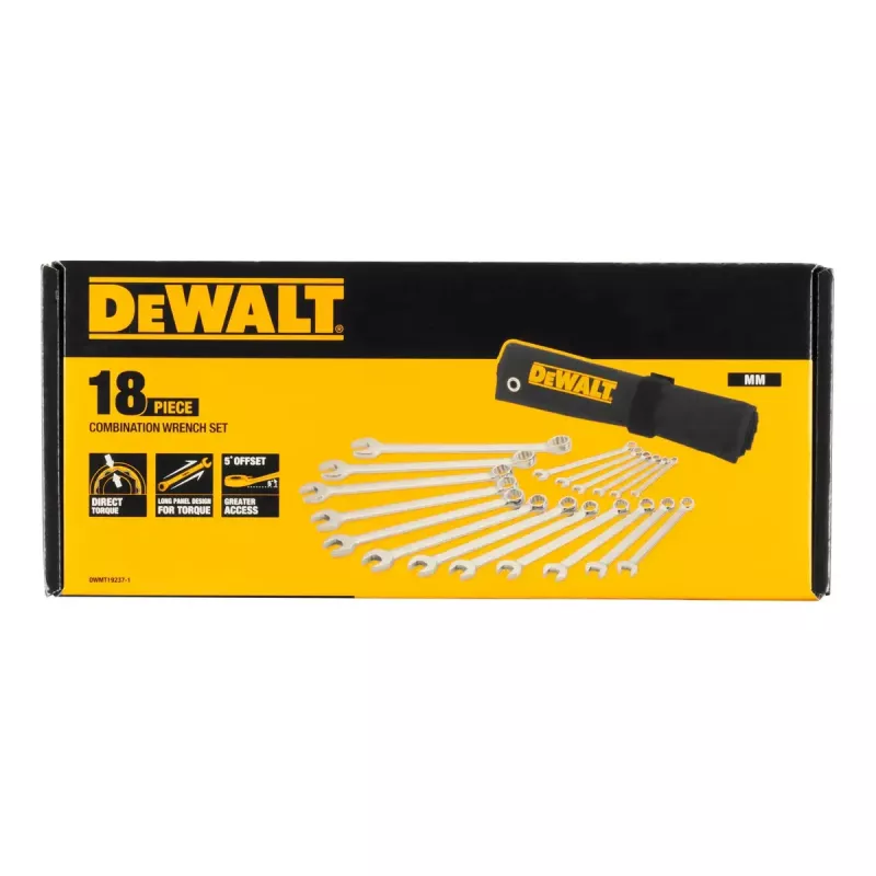 Conjunto de chaves combinadas DeWALT DWMT19237-1 18 unid.